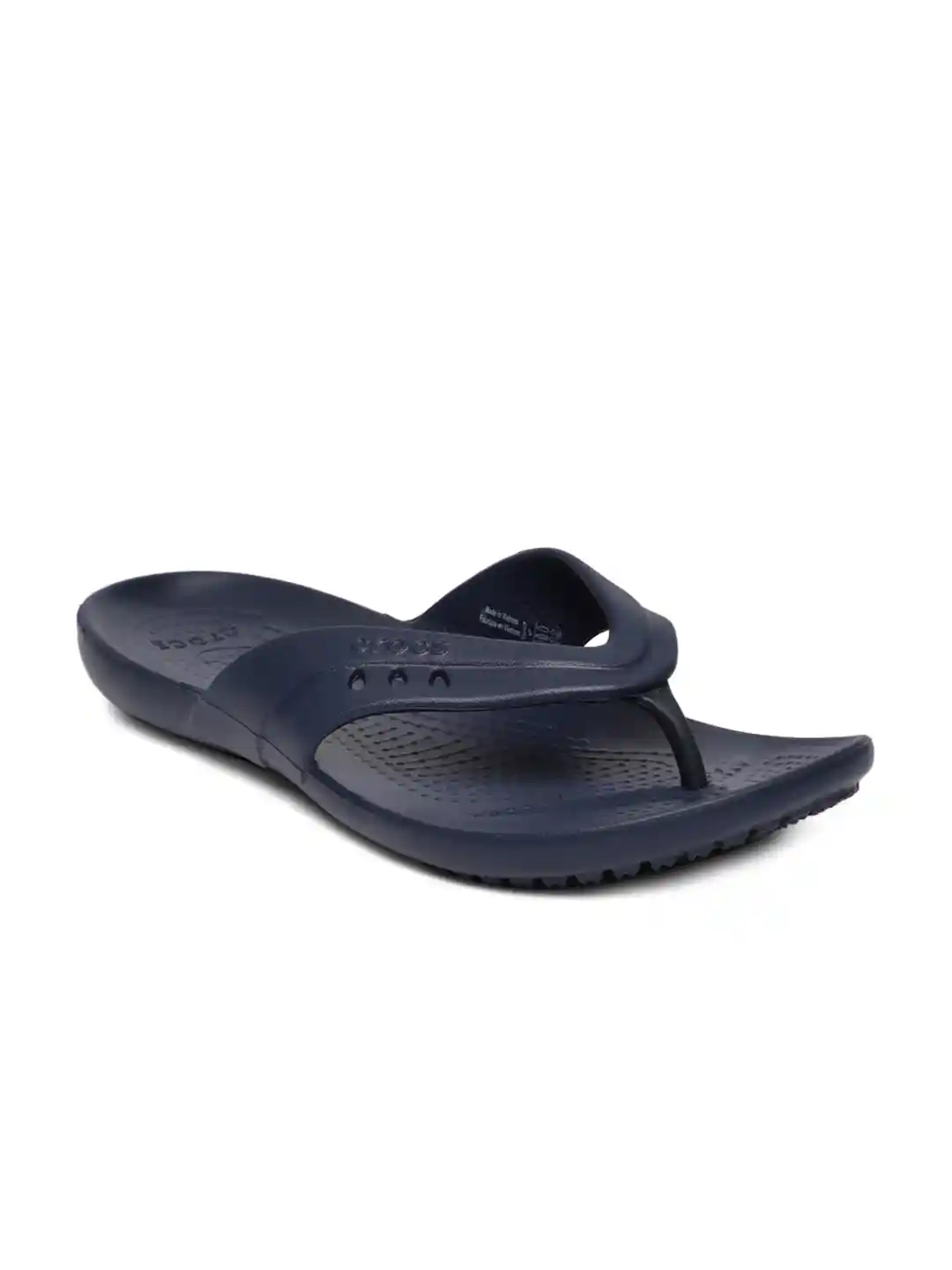 Buy Crocs Women Navy Blue Solid Thong Flip-Flops Flip Flops for