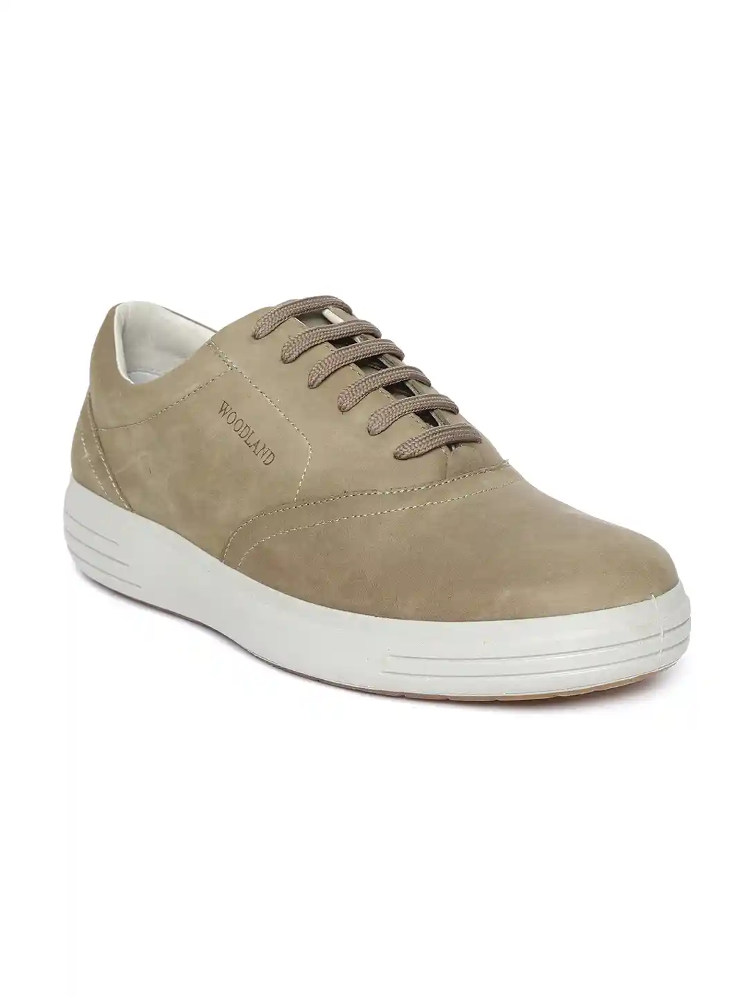 Buy Woodland Pro Planet Men Brown Nubuck Leather Sneakers Casual