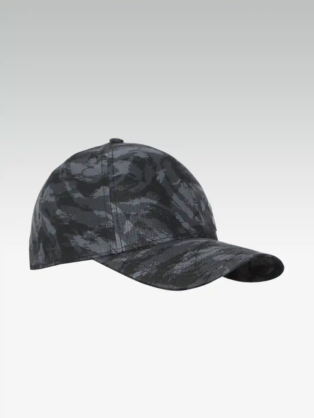 Buy UNDER ARMOUR Men Black Grey Camouflage Printed Launch