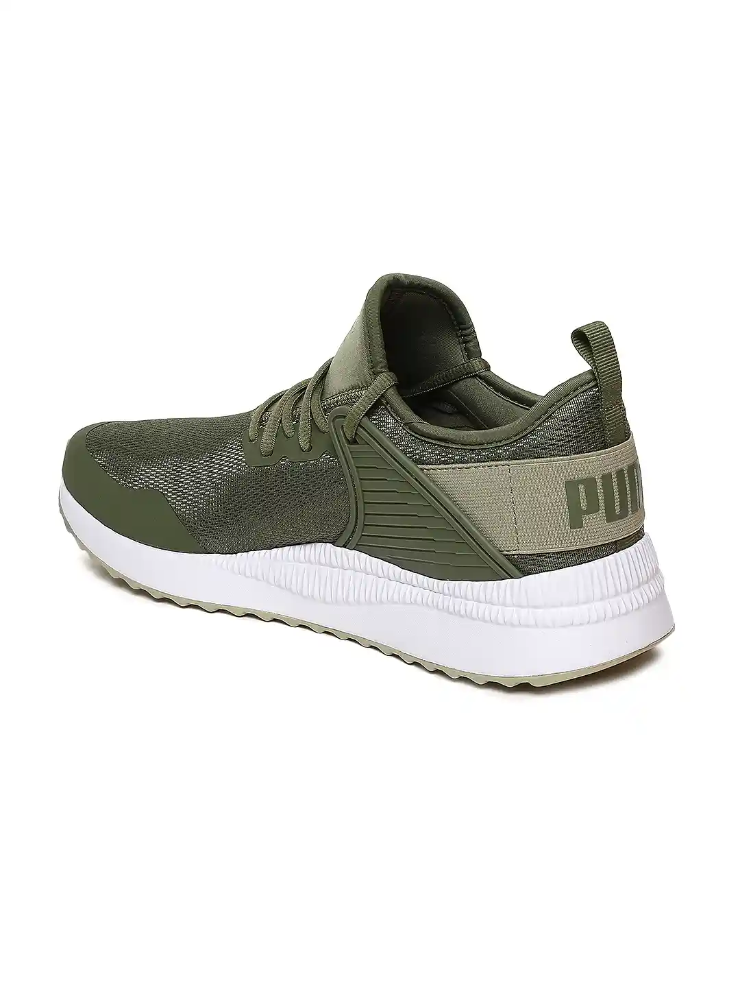 Buy Puma Men Olive Green Pacer Next Cage Sneakers - Casual Shoes