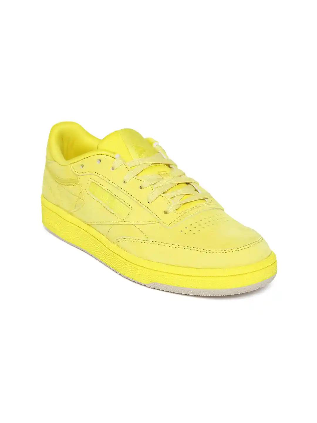 Buy Reebok Classic Women Yellow Suede Club C 85 Sneakers Casual - Main Image
