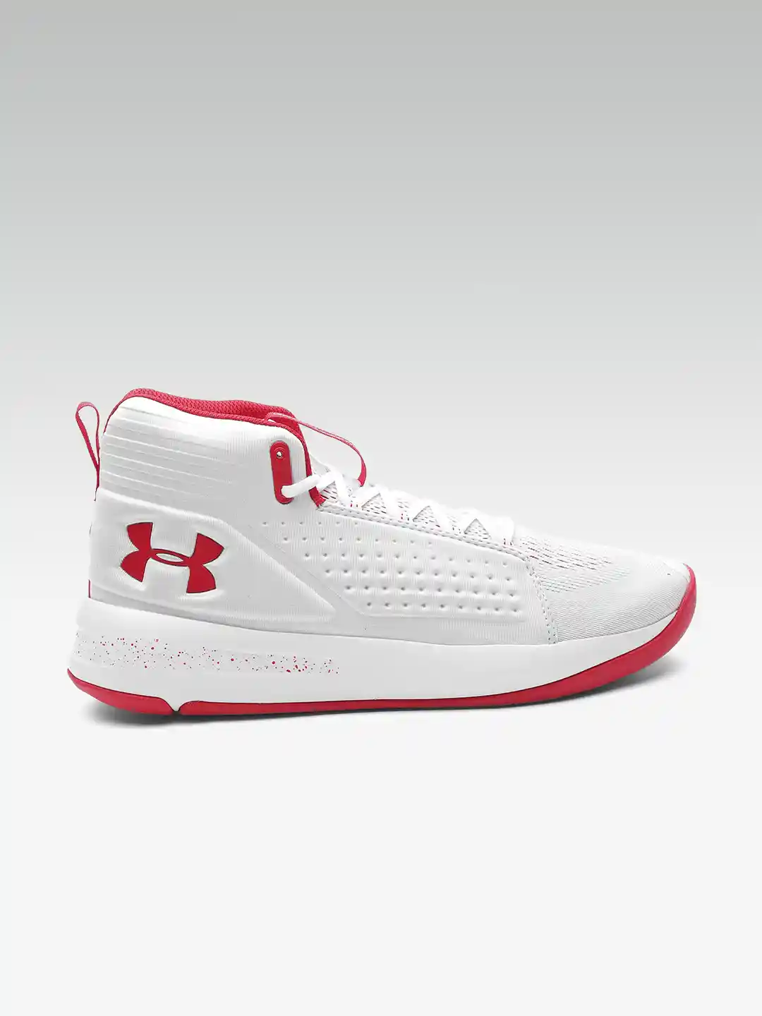 Buy UNDER ARMOUR Men White Red Torch Basketball Shoes Sports