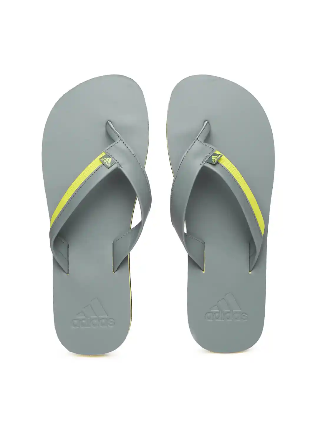Brizo Slippers Adidas Brizo Flip Flops ADIDAS Men Grey Yellow