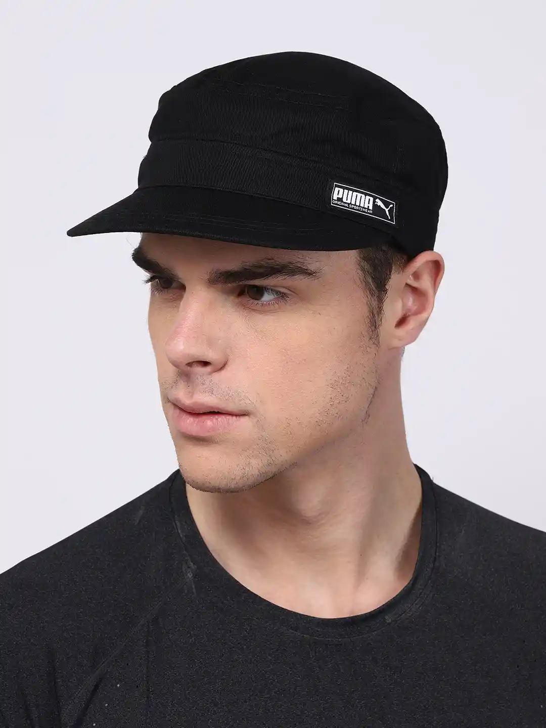 Buy Puma Unisex Black Solid Baseball Military Cap - Caps for Unisex 8592749  | Myntra