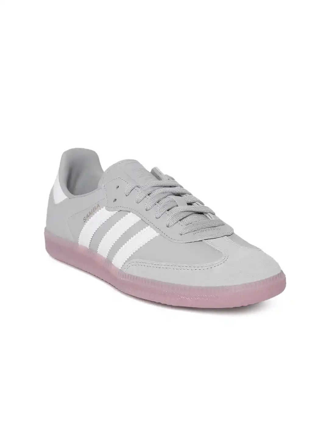 Buy ADIDAS Originals Women Grey Samba OG Leather Sneakers Casual
