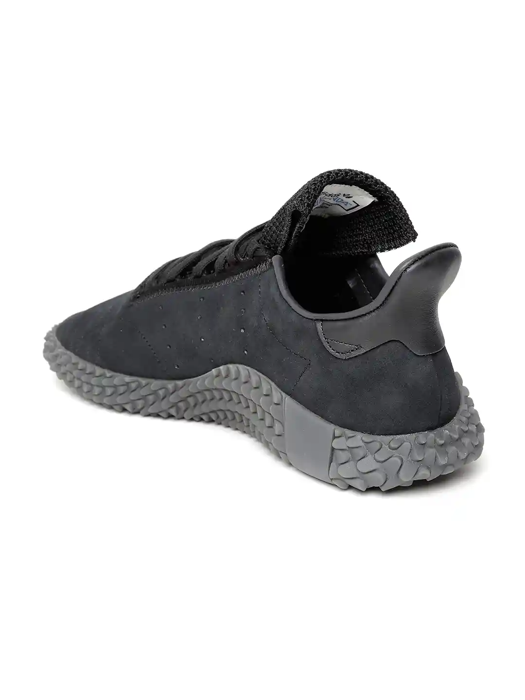 Buy ADIDAS Originals Men Black Leather Perforated Kamanda 01