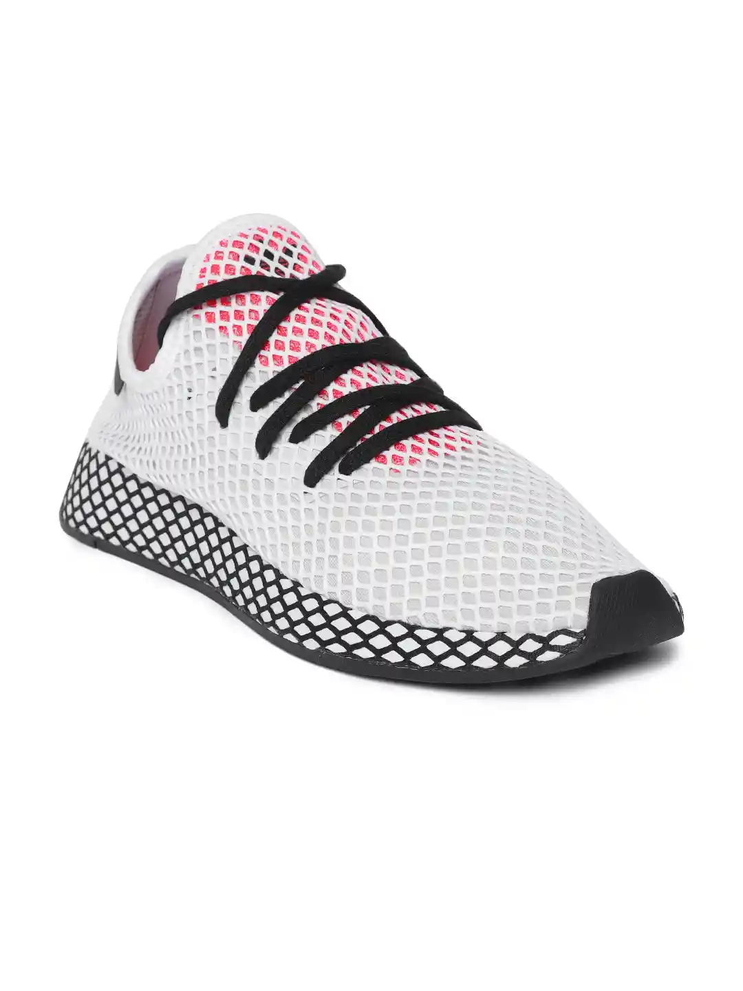 runner adidas deerupt fit ADIDAS Originals Men White Deerupt Runner Sneakers