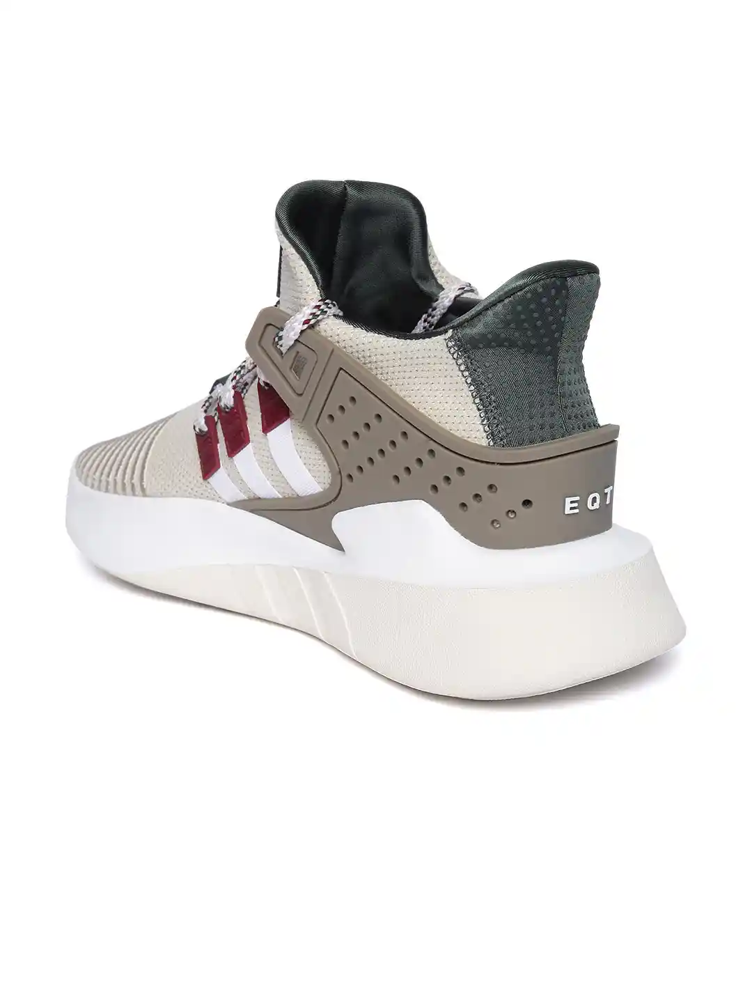 Buy ADIDAS Originals Men Beige Green EQT BASK ADV Sneakers