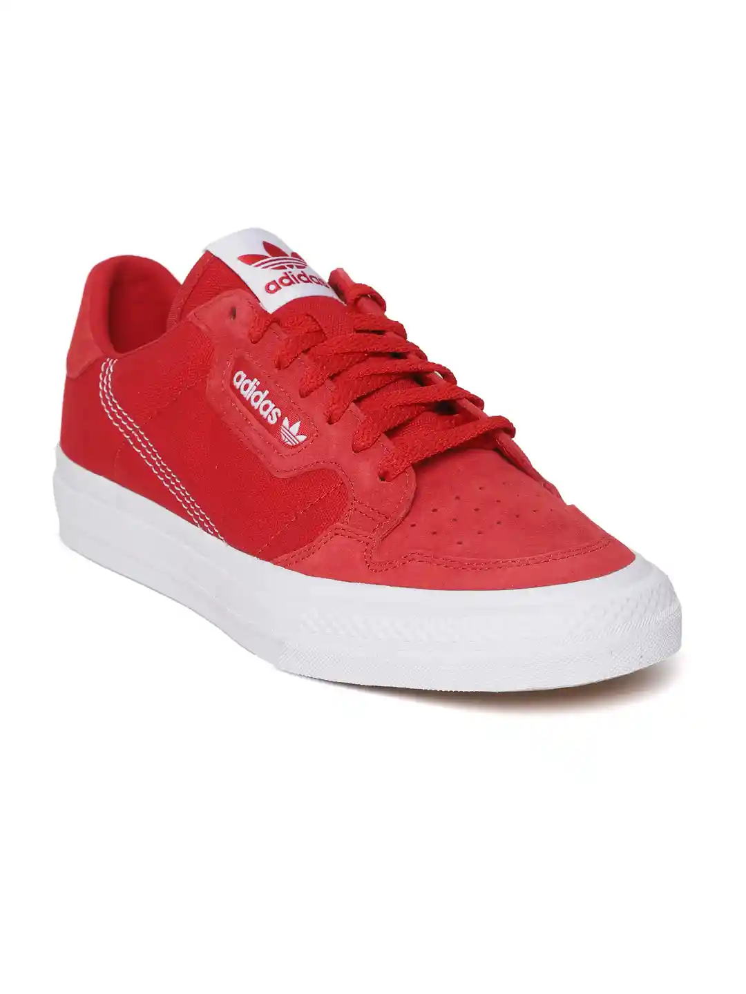 Buy ADIDAS Originals Unisex Red Continental Vulc Sneakers Casual