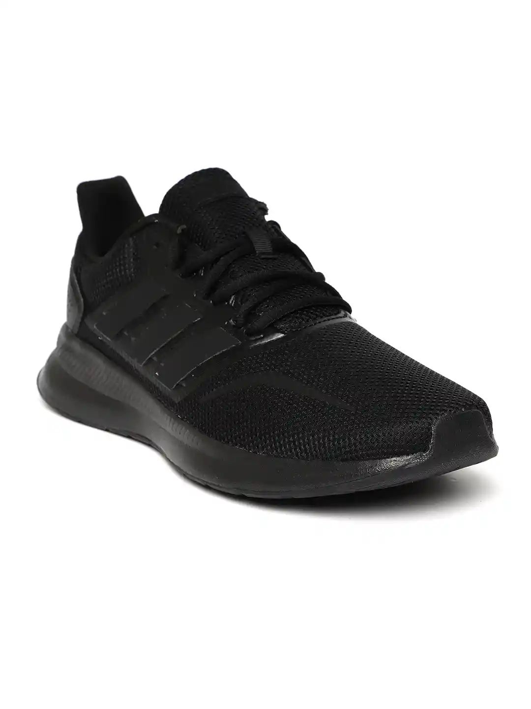 Running Shoes All Black Adidas Mens ADIDAS Men Black RUNFALCON