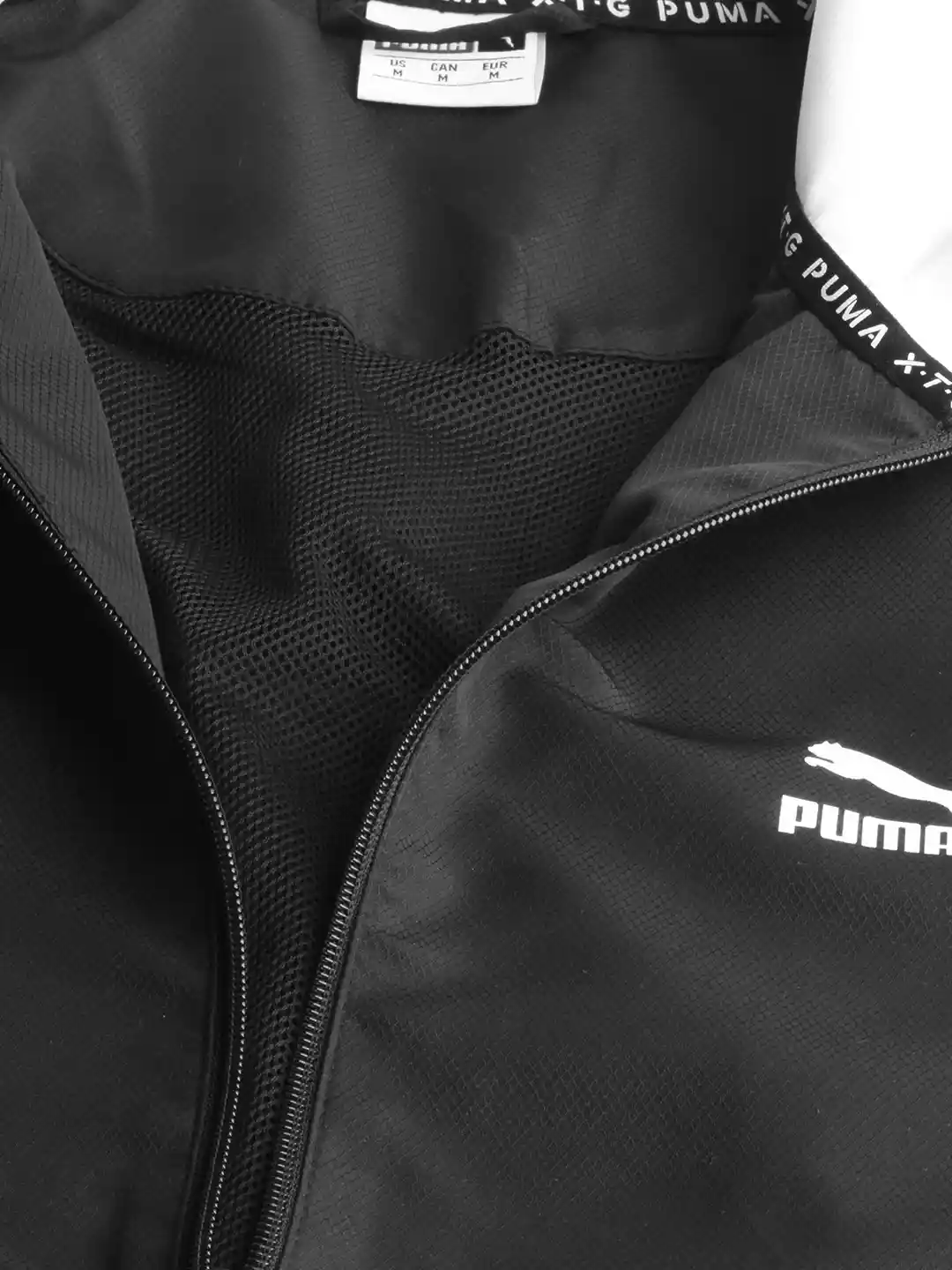 Buy Puma Men Black White Solid XTG Woven Sporty Jacket Jackets