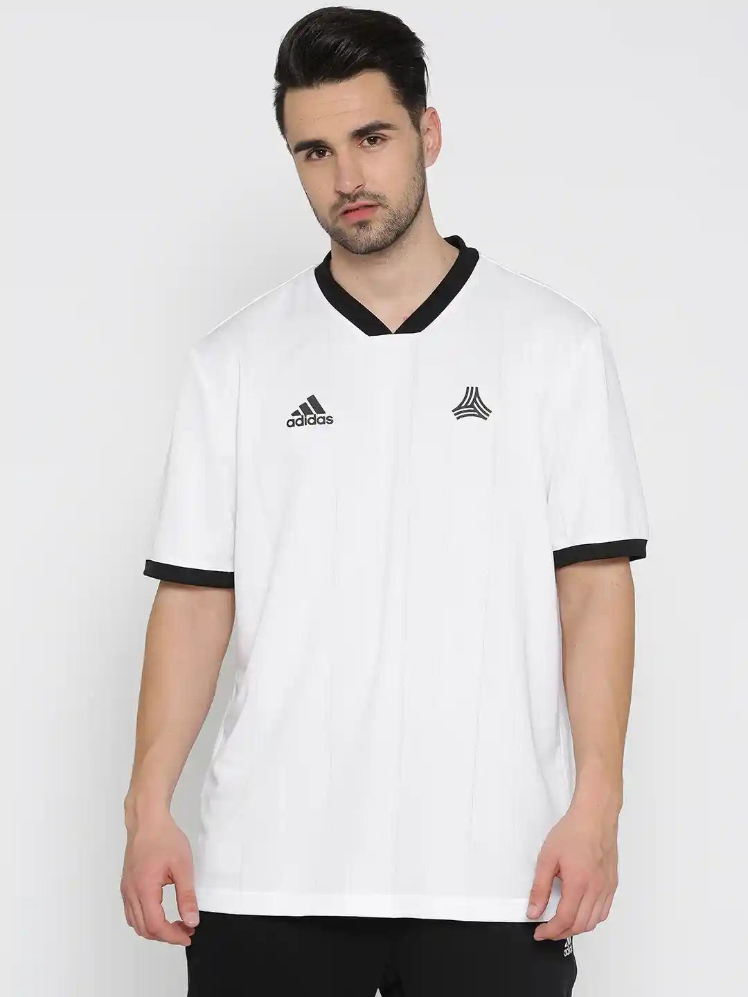 Buy ADIDAS Men White Tan ADV Football Jersey Tshirts for Men