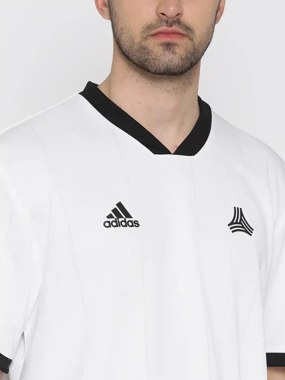 Buy ADIDAS Men White Tan ADV Football Jersey Tshirts for Men