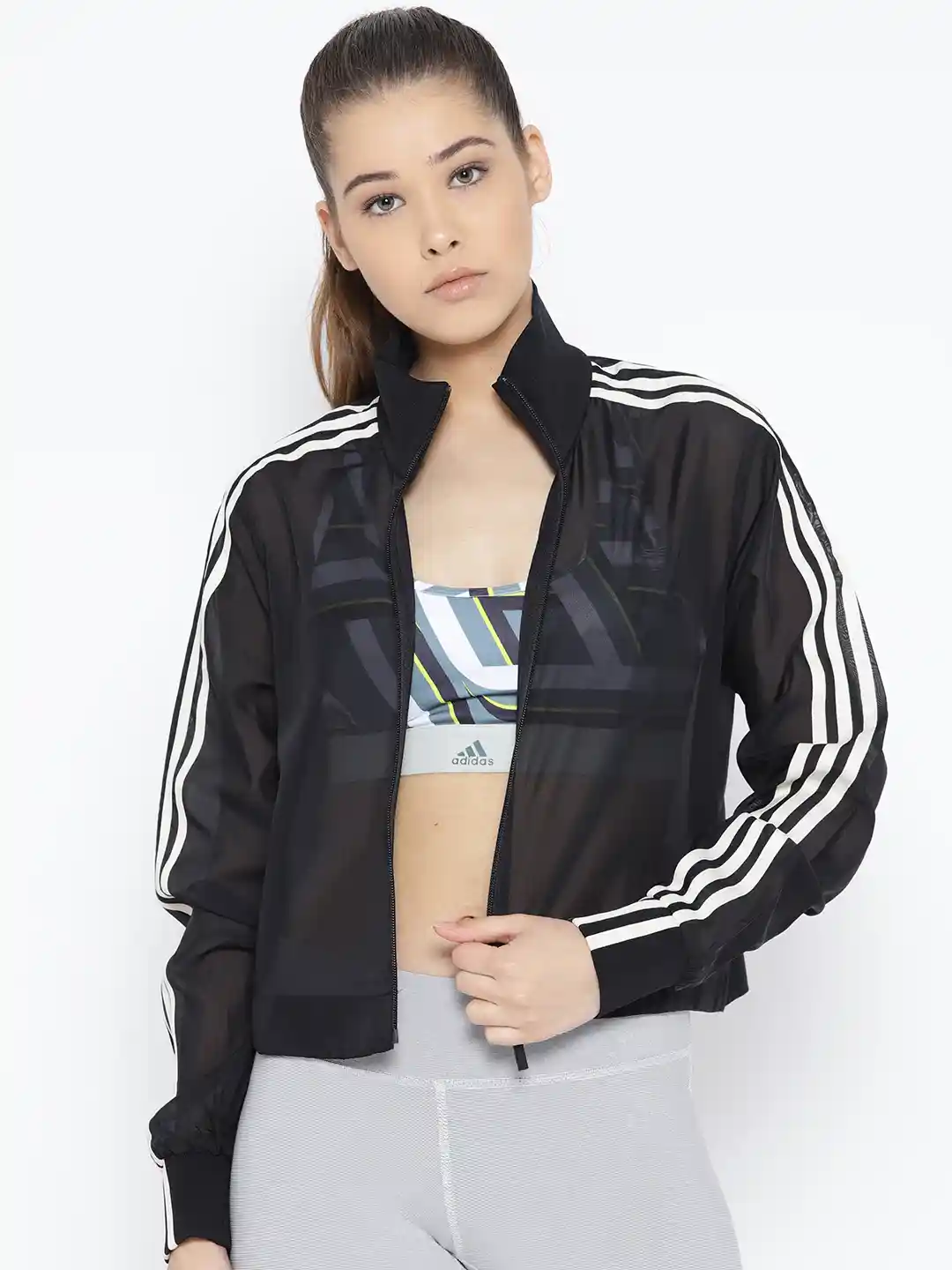 Buy ADIDAS Originals Women Black Solid Track Jacket Jackets for