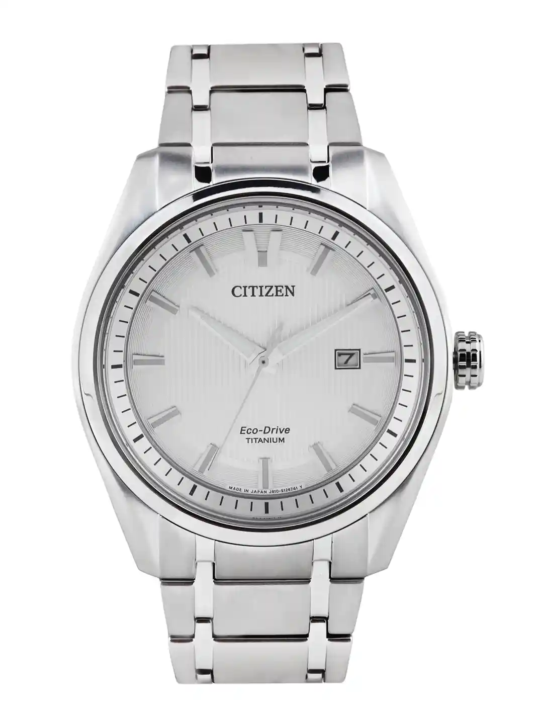 Buy Citizen Men Eco-Drive Silver Dial Watch AW1241-54A Watches