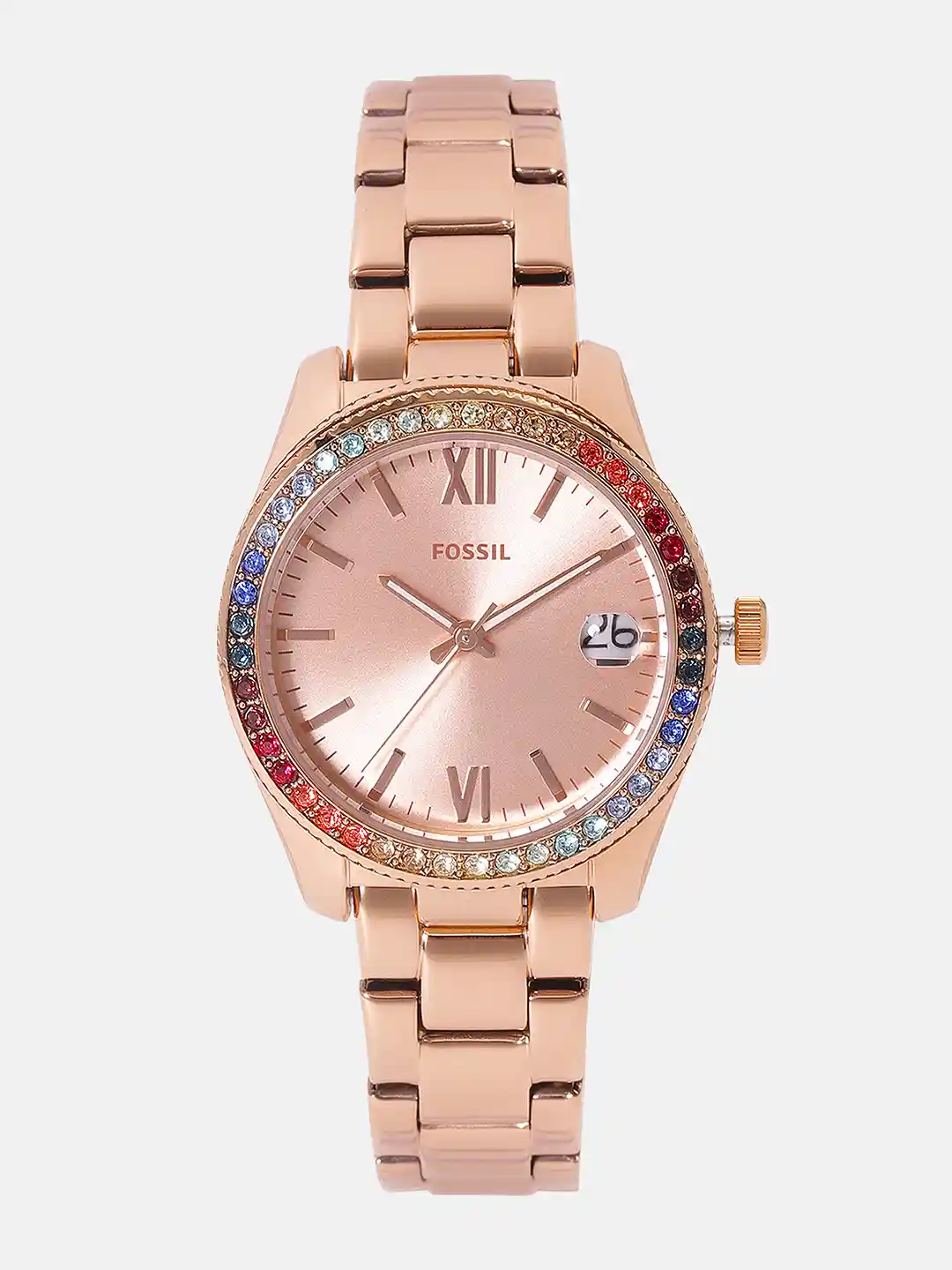 Buy Fossil Women Rose Gold Analogue Watch ES4491 Watches for