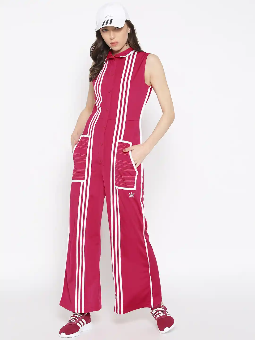 Womens Jumpsuit Adidas Piece Jumpsuit ADIDAS ORIGINALS Women Pink