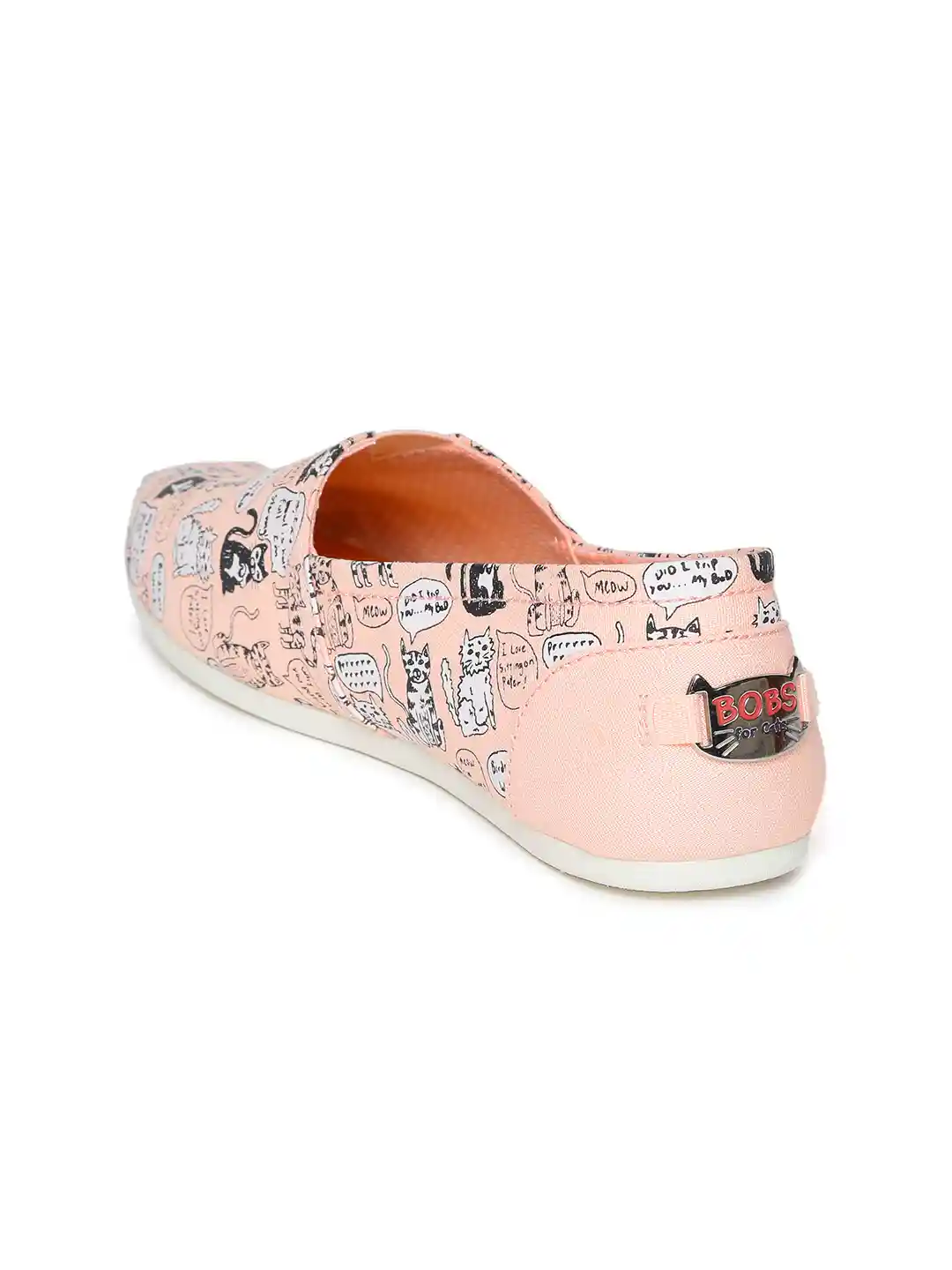Skechers Bobs Cat Shoes Buy Skechers Women Peach-Coloured Bobs