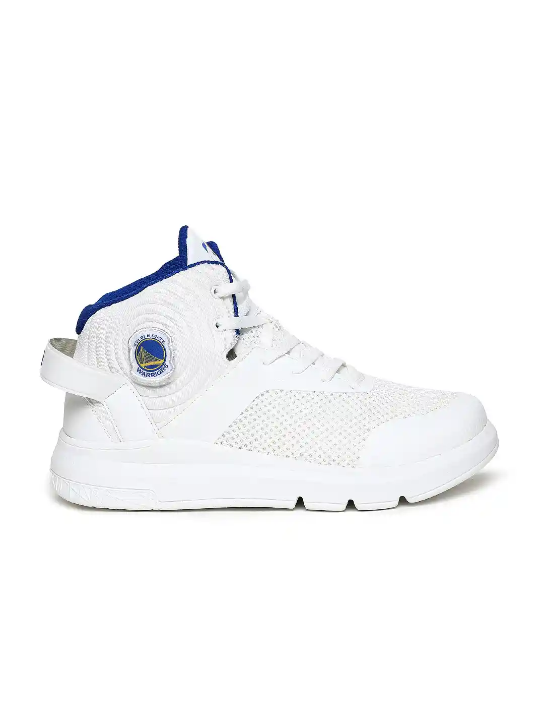 Buy NBA Men Golden State Warriors White Solid Sneakers Casual