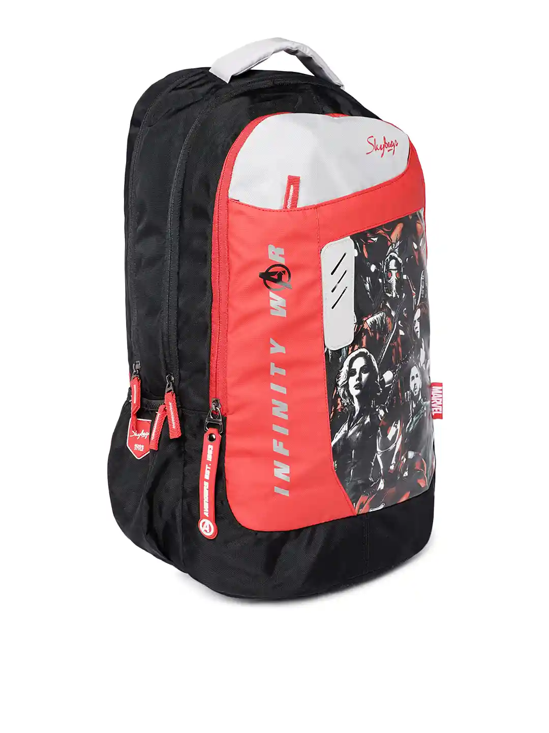 Buy Skybags Boys Black Red Avengers Printed Backpack Backpacks