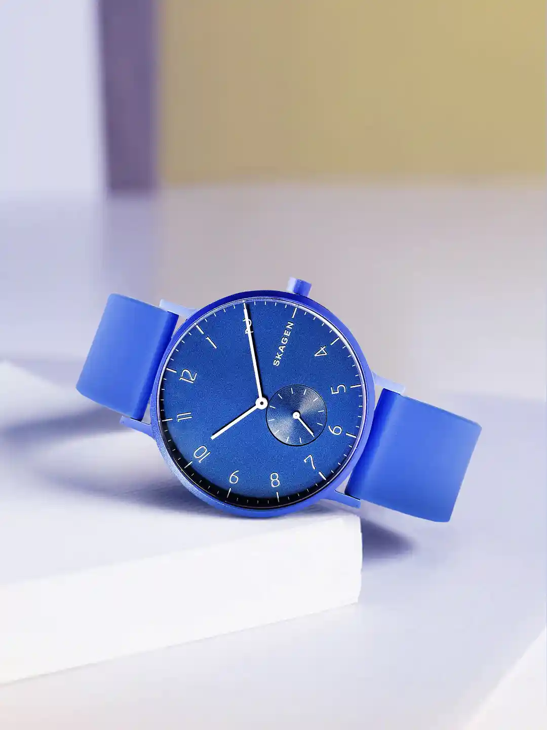 SKAGEN ブルー シリコン時計 SKW6508 スカーゲン 腕時計 ユニセックス