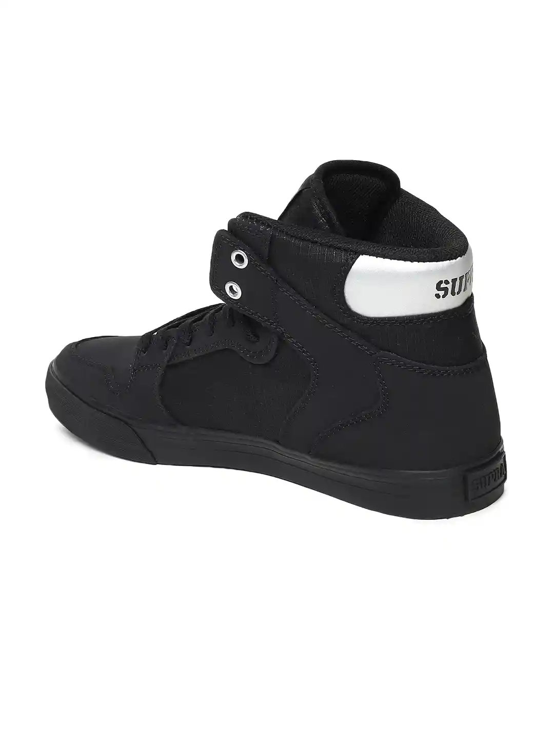 Leather Supra Vaider Black Black Supra Shoes Supra Bleeker On Feet