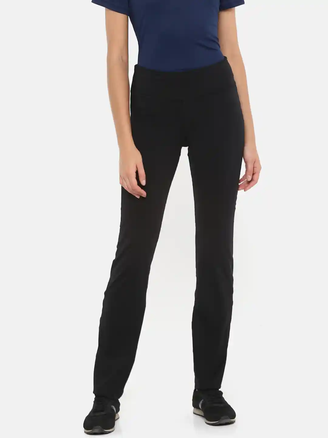 Reebok Women Black Solid Workout Ready Bootcut Training Track Pants