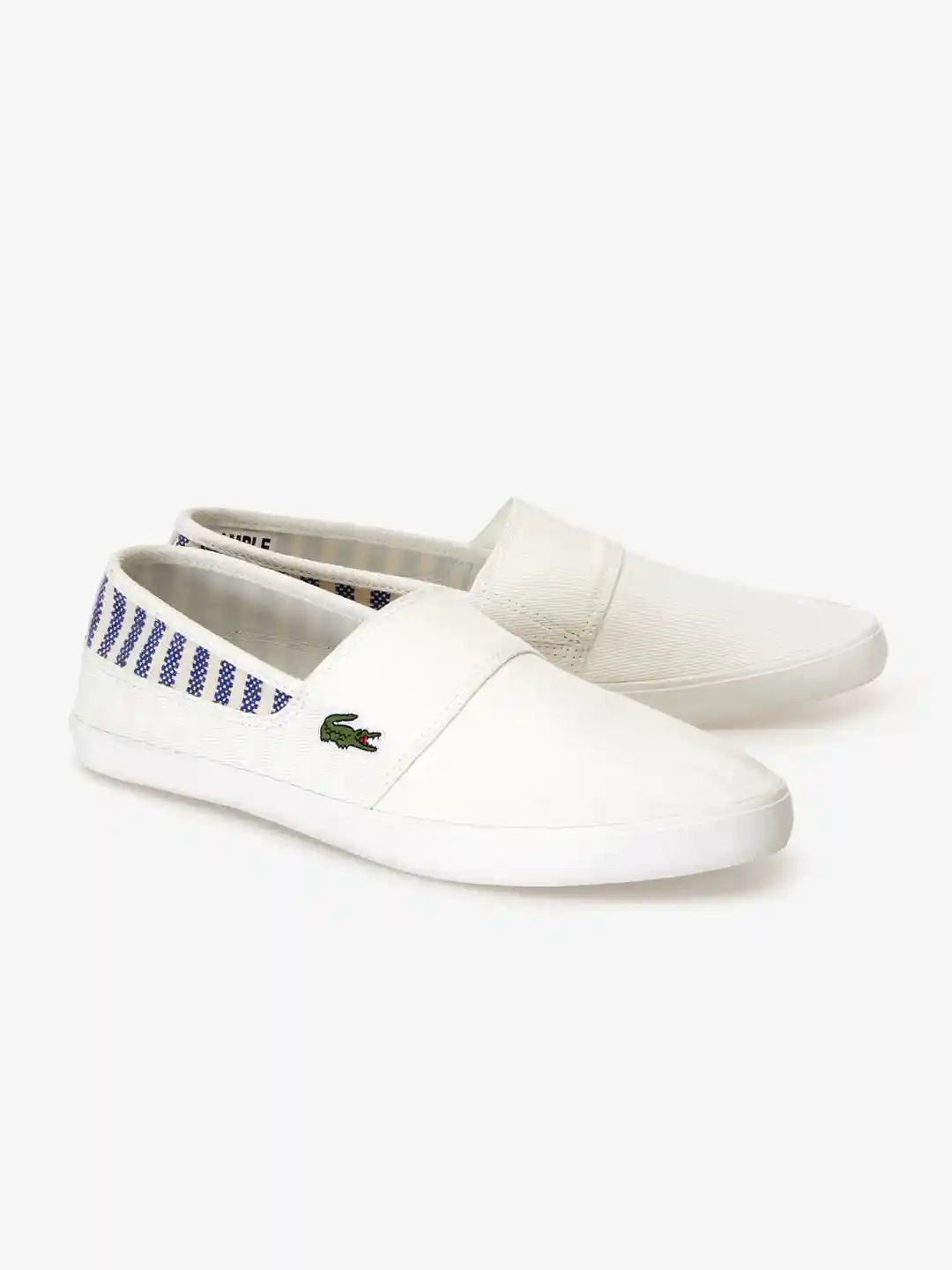 Buy Lacoste Men White Solid ip-On Sneakers Casual Shoes for Men