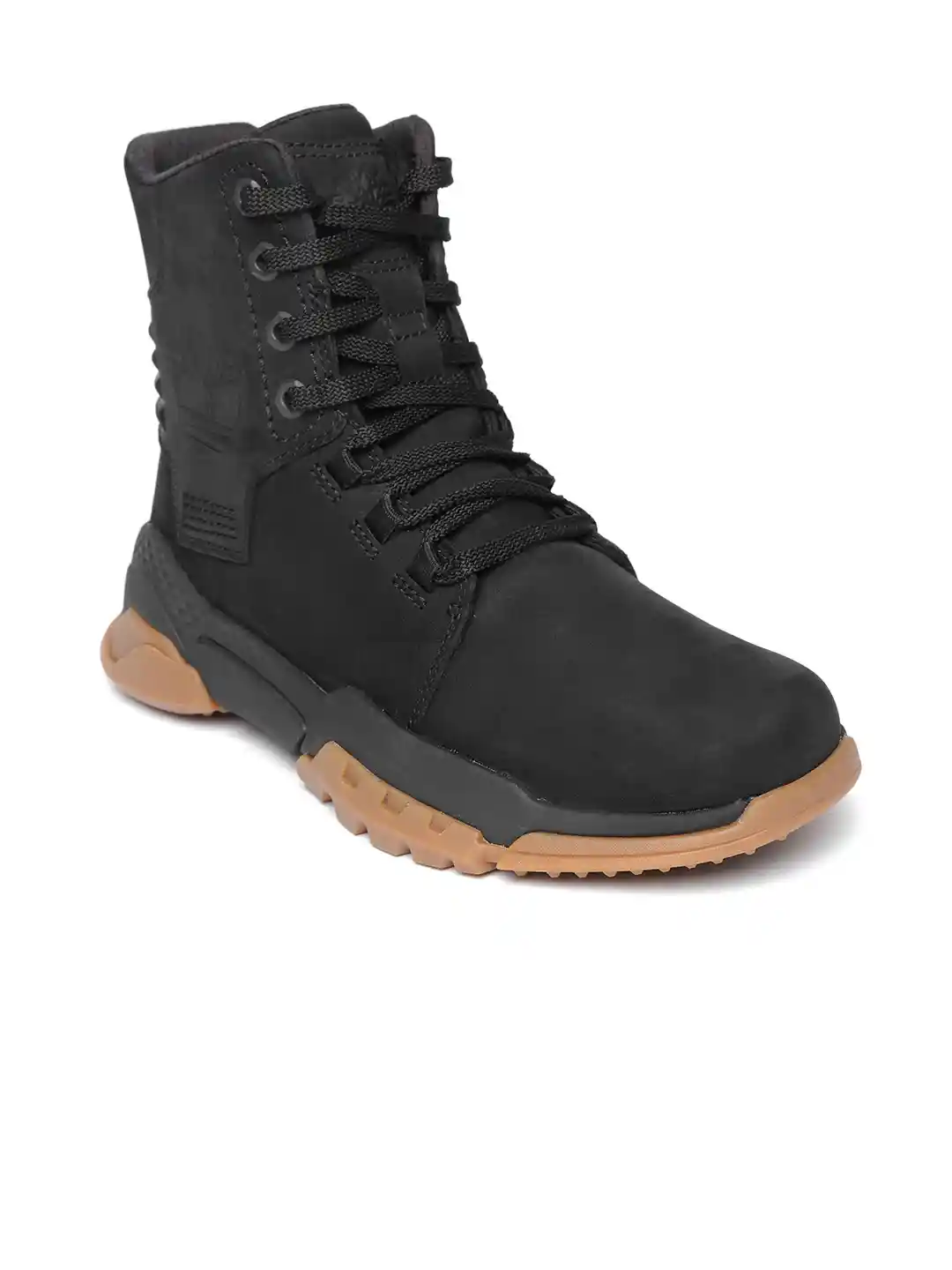 Buy Timberland Men Black CityForce Reveal Leather Flat Boots
