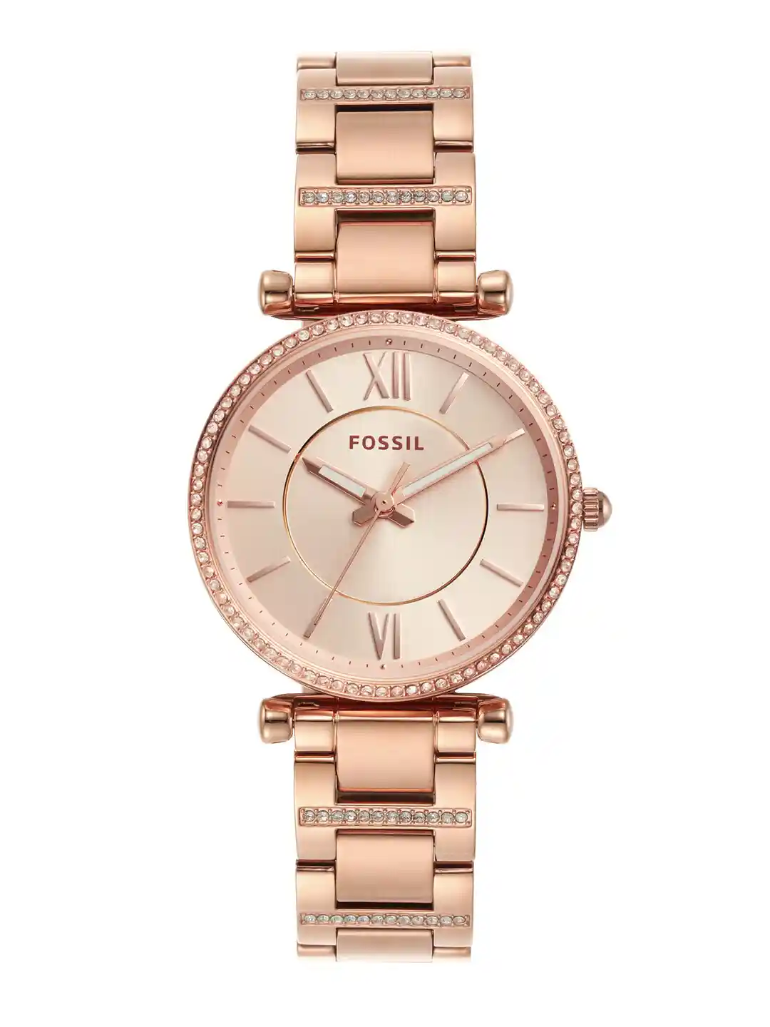 Buy Fossil Women Rose Gold Analogue Watch ES4301 Watches for - Main Image