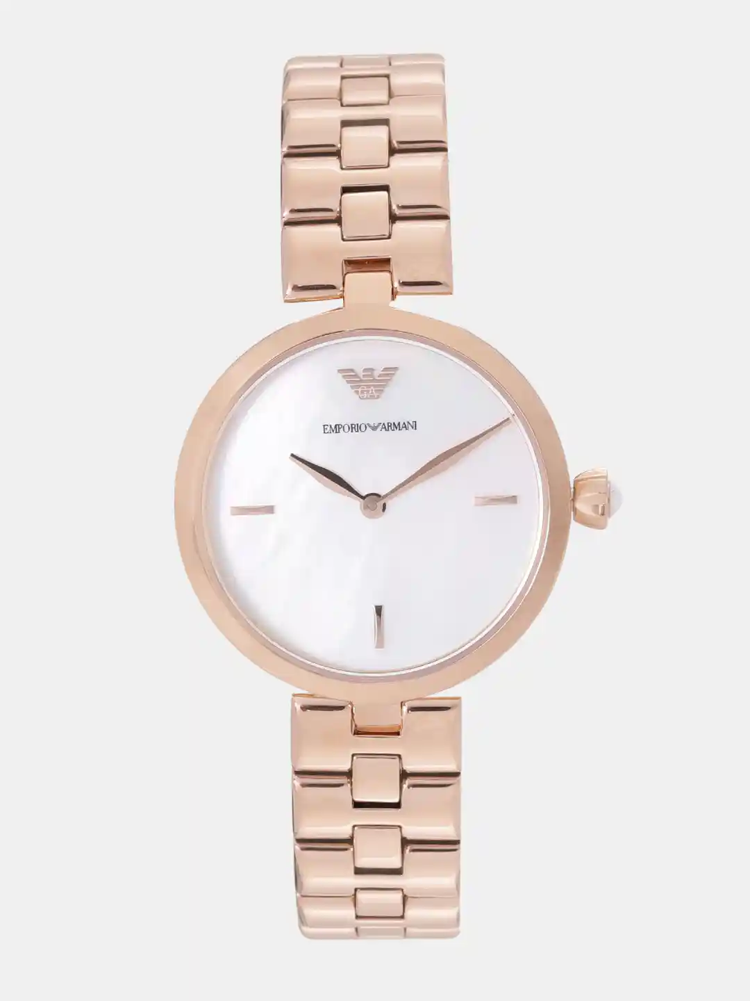 Buy Emporio Armani Women Rose Gold-Toned Analogue Watch