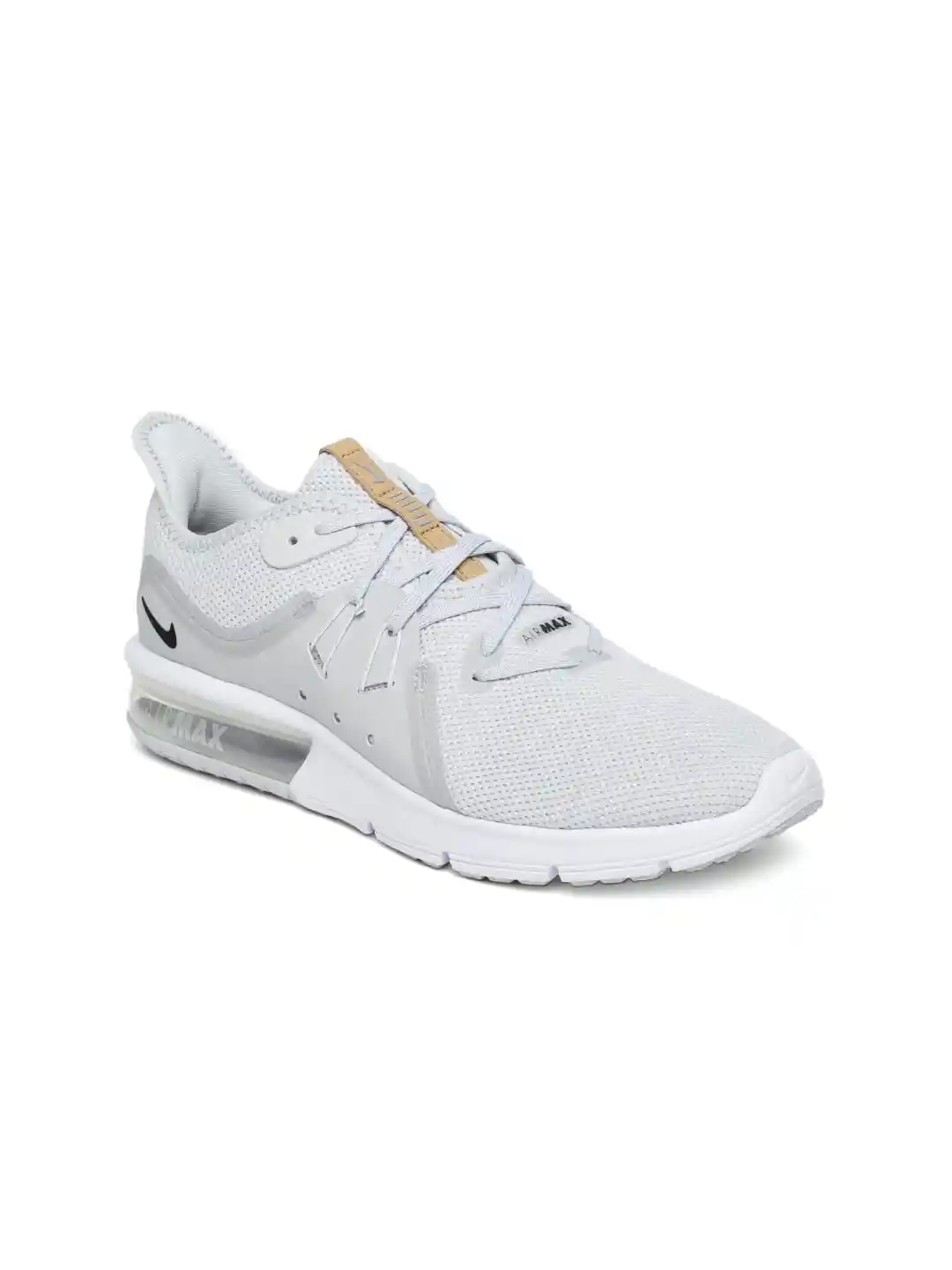 Buy Nike Women Off-White Grey AIR MAX SEQUENT Sneakers