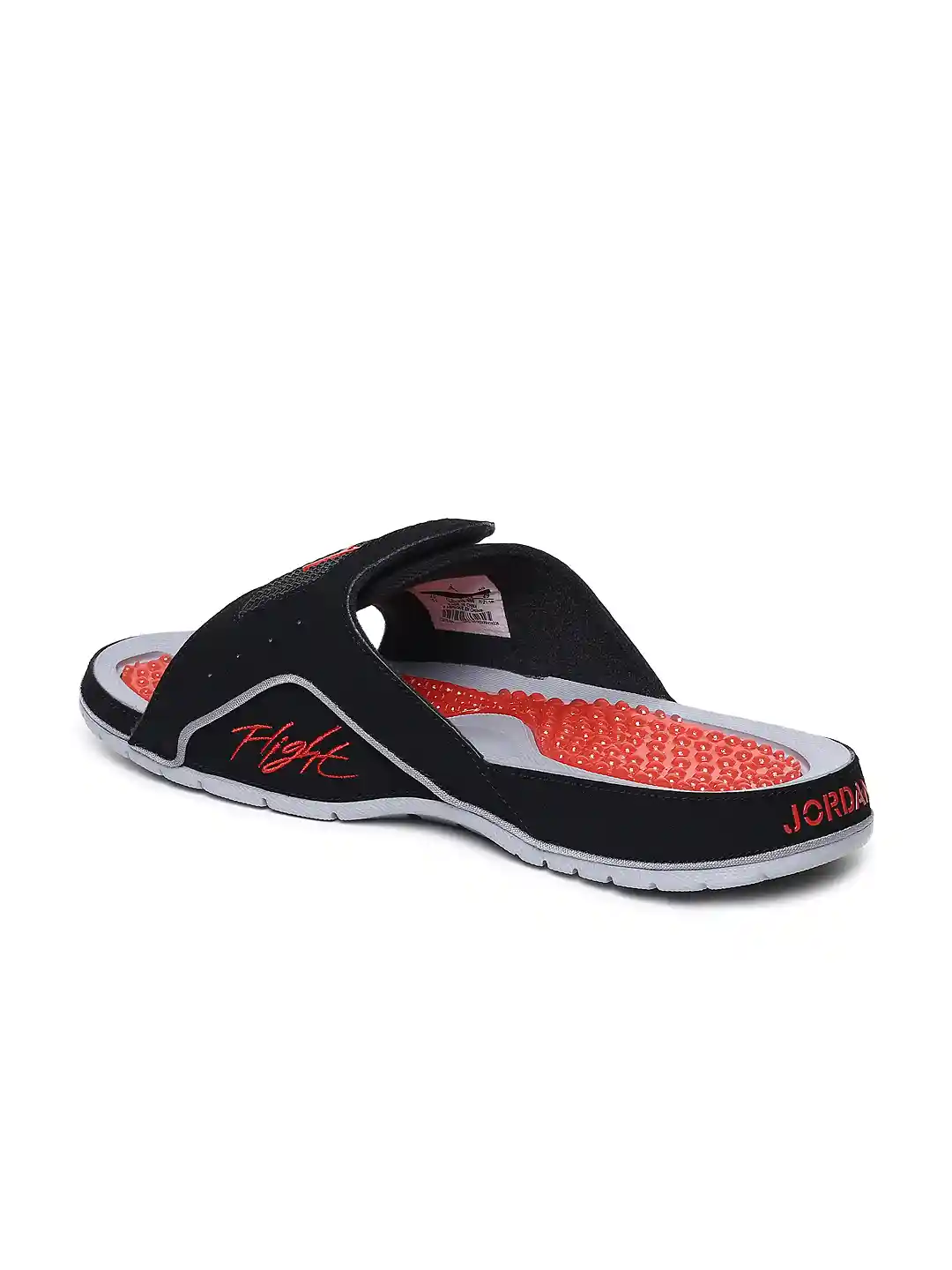 Buy Nike Men Black JORDAN HYDRO IV RETRO Solid Sliders Flip