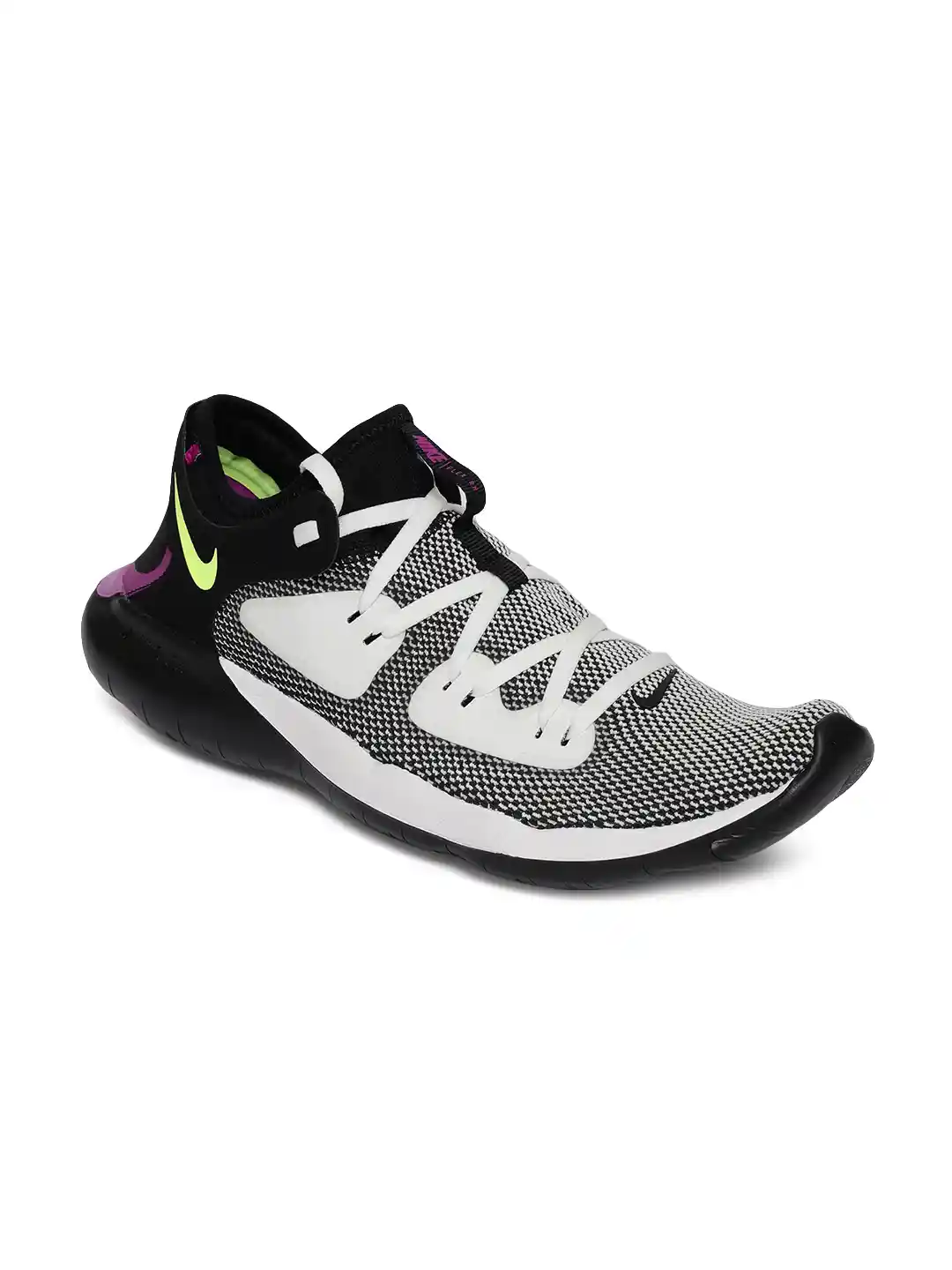 Buy Nike Men Black White Flex 2019 RN Running Shoes Sports