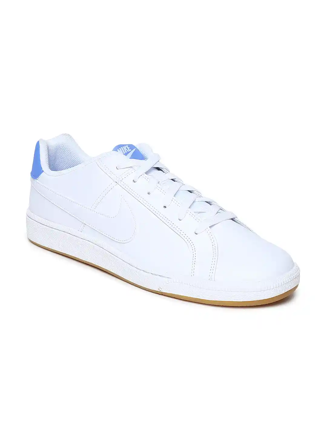 Buy NIKE Men White COURT ROYALE Leather Sneakers Casual Shoes