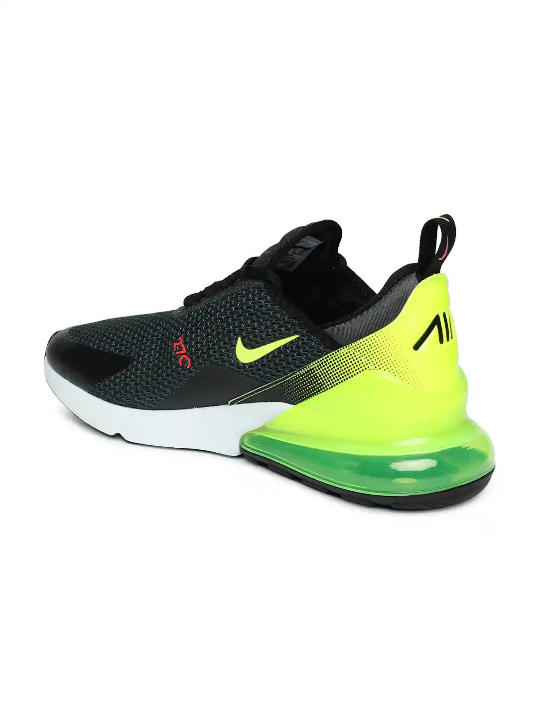 Buy Nike Men Grey Green Solid Air Max 270 SE Sneakers Casual