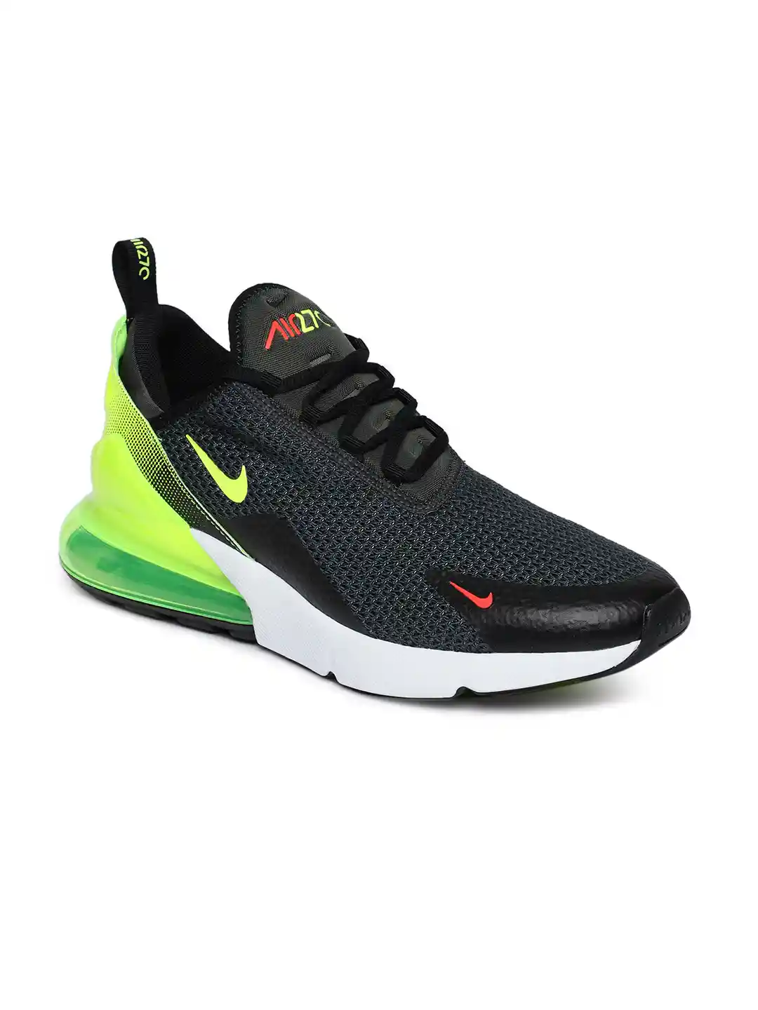 Buy Nike Men Grey Green Solid Air Max 270 SE Sneakers Casual