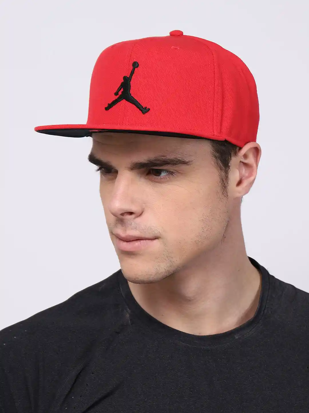 Buy Nike Unisex Red Solid JORDAN PRO JUMPMAN Snapback Cap Caps