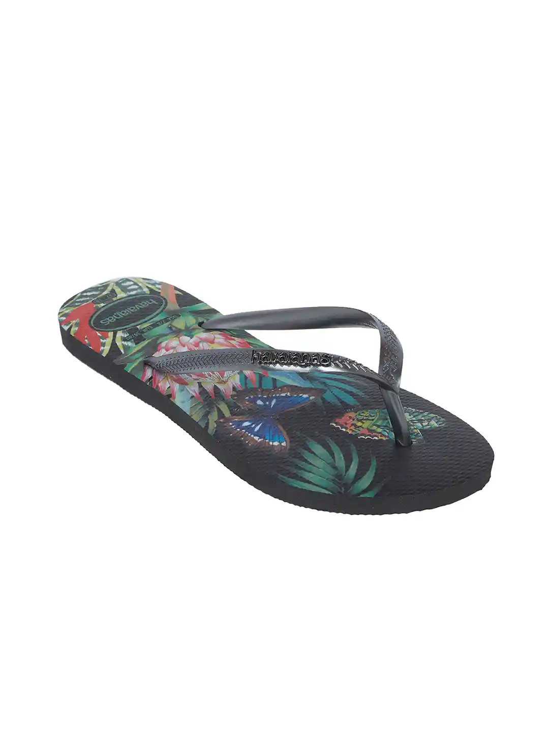 Buy Havaianas Women Sl Black Printed Thong Flip-Flops