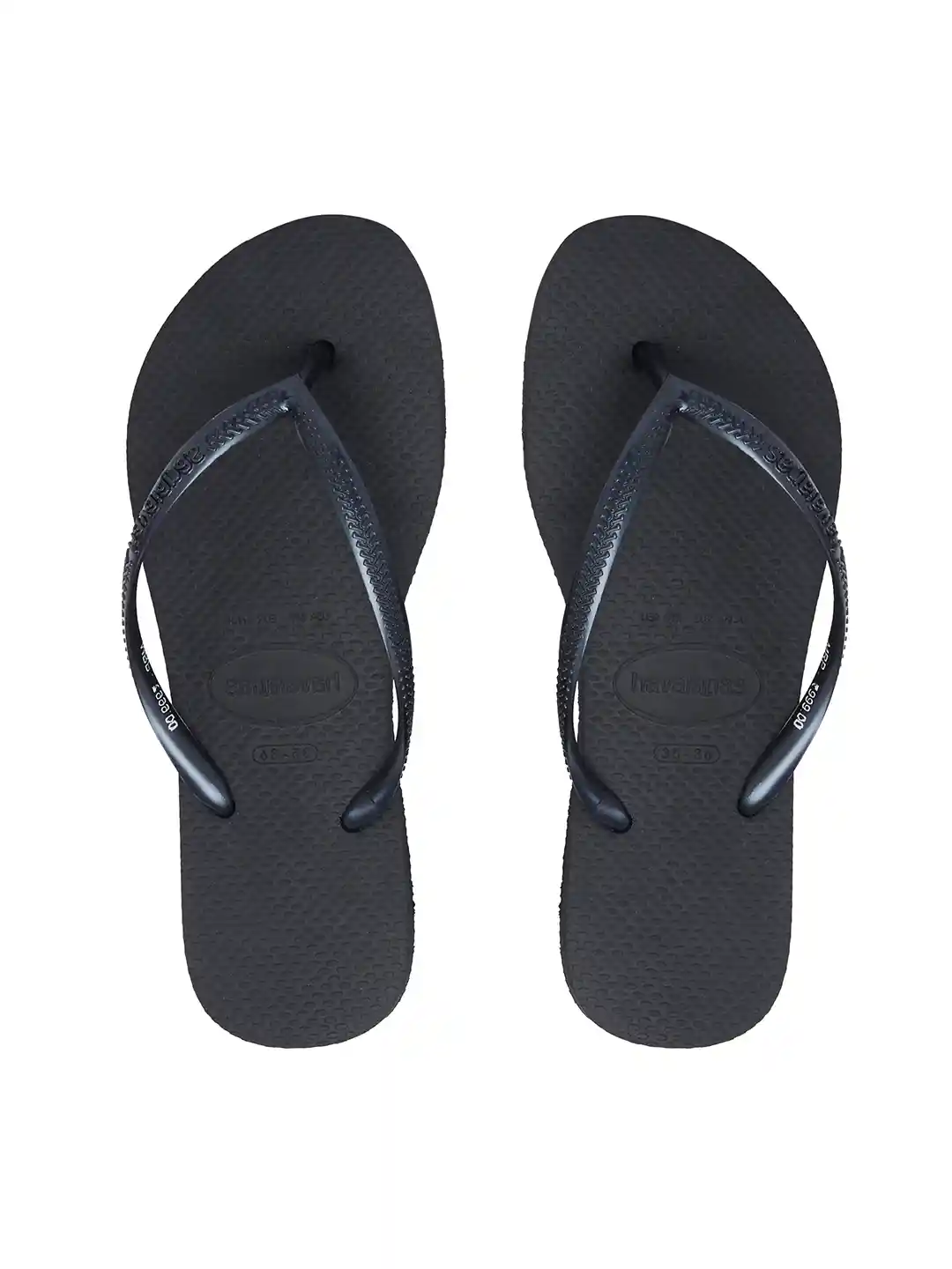 Buy Havaianas Women Slim Black Solid Thong Flip-Flops Flip Flops