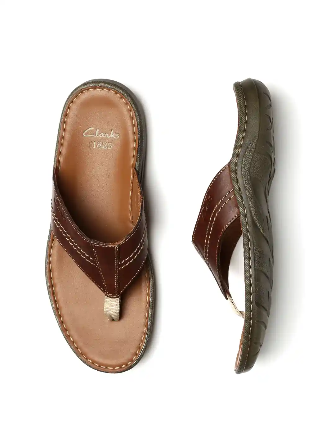 Buy Clarks Men Brown Leather Sandals Sandals for Men 913752 Myntra