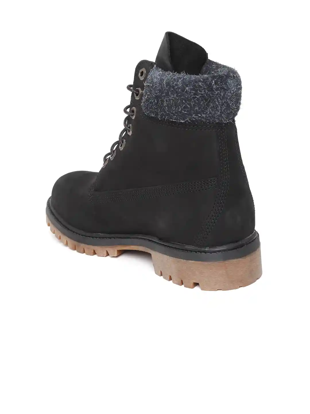 Buy Timberland Men Black 6 Inch Premium Waterproof Leather Mid-Top