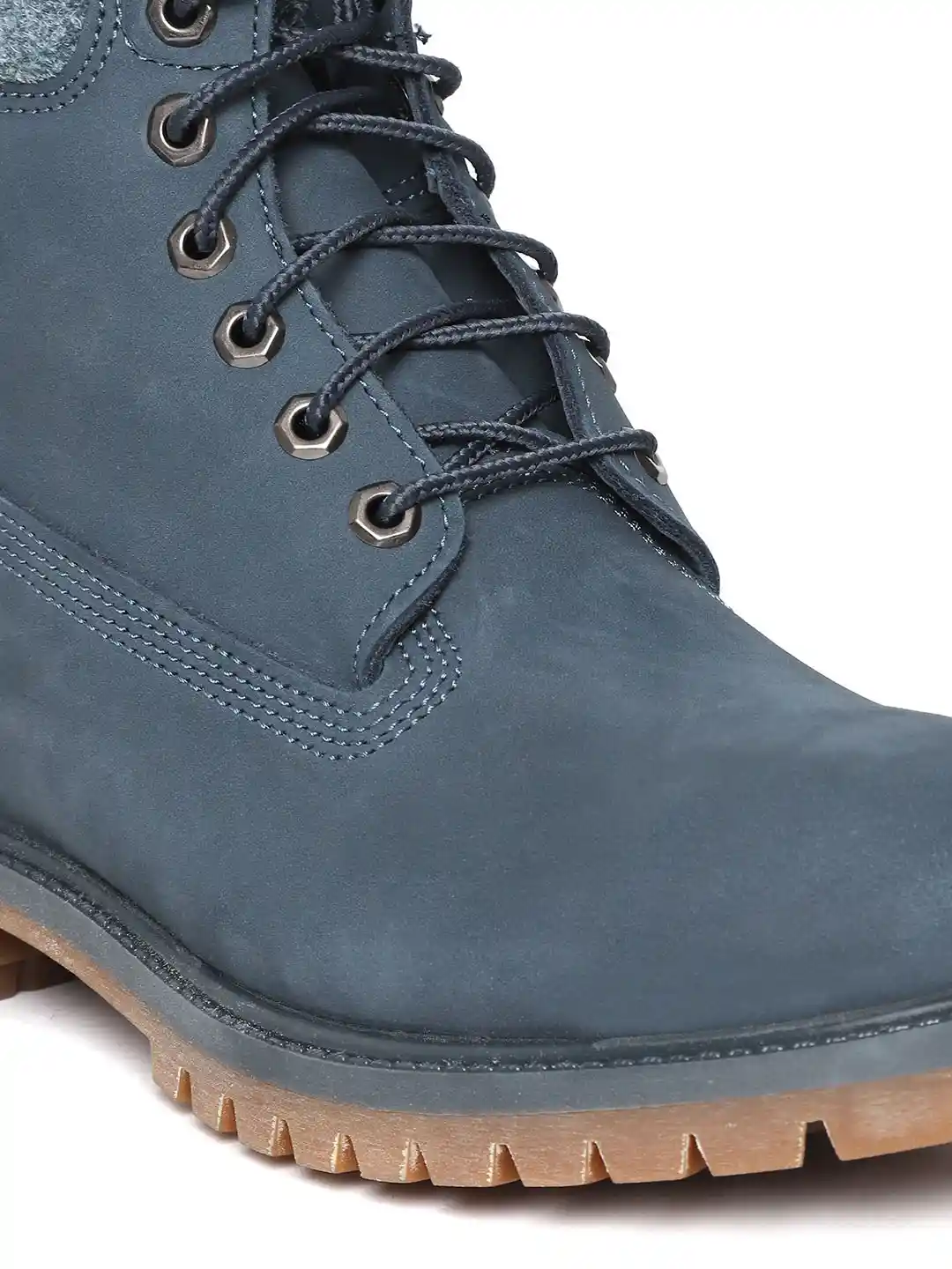 Buy Timberland Men Navy Blue Inch Premium Waterproof Flat Boots