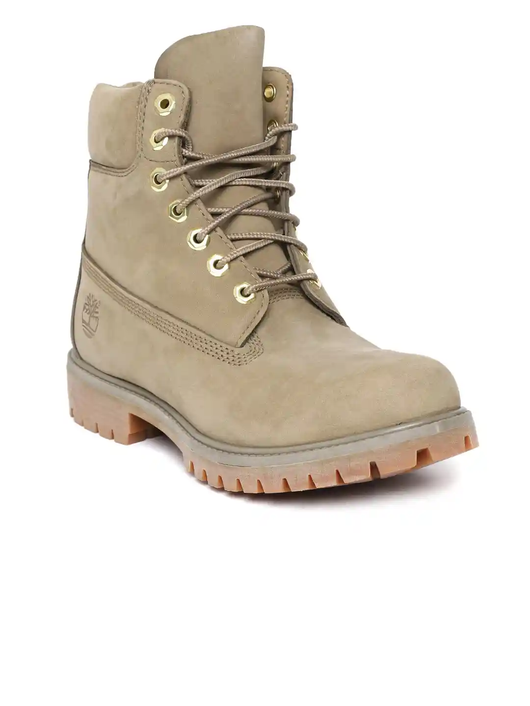 Buy Timberland Men Taupe 6-Inch Premium Waterproof Leather Mid-Top