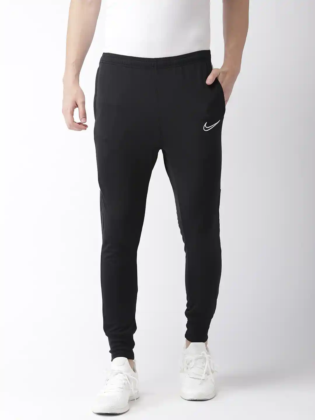 Buy Nike Men Black Solid Slim Fit ACDMY KP Dri-FIT Football