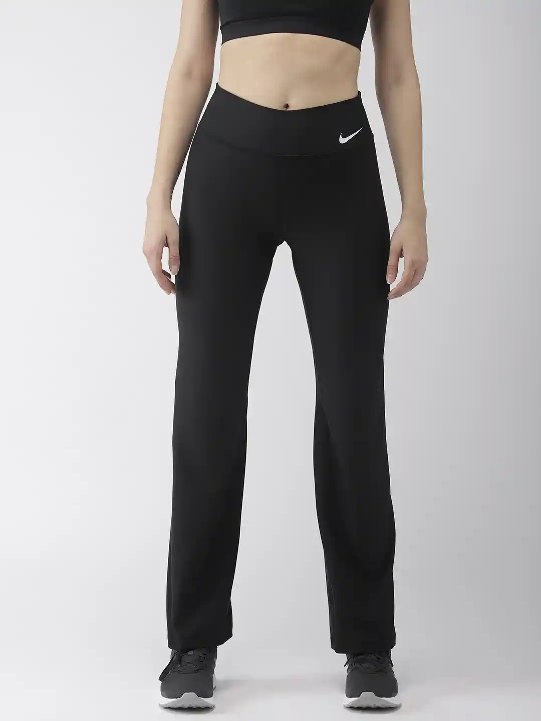 Clearance Nike Nike Power Pants Classic Gym Nike Women Black Solid