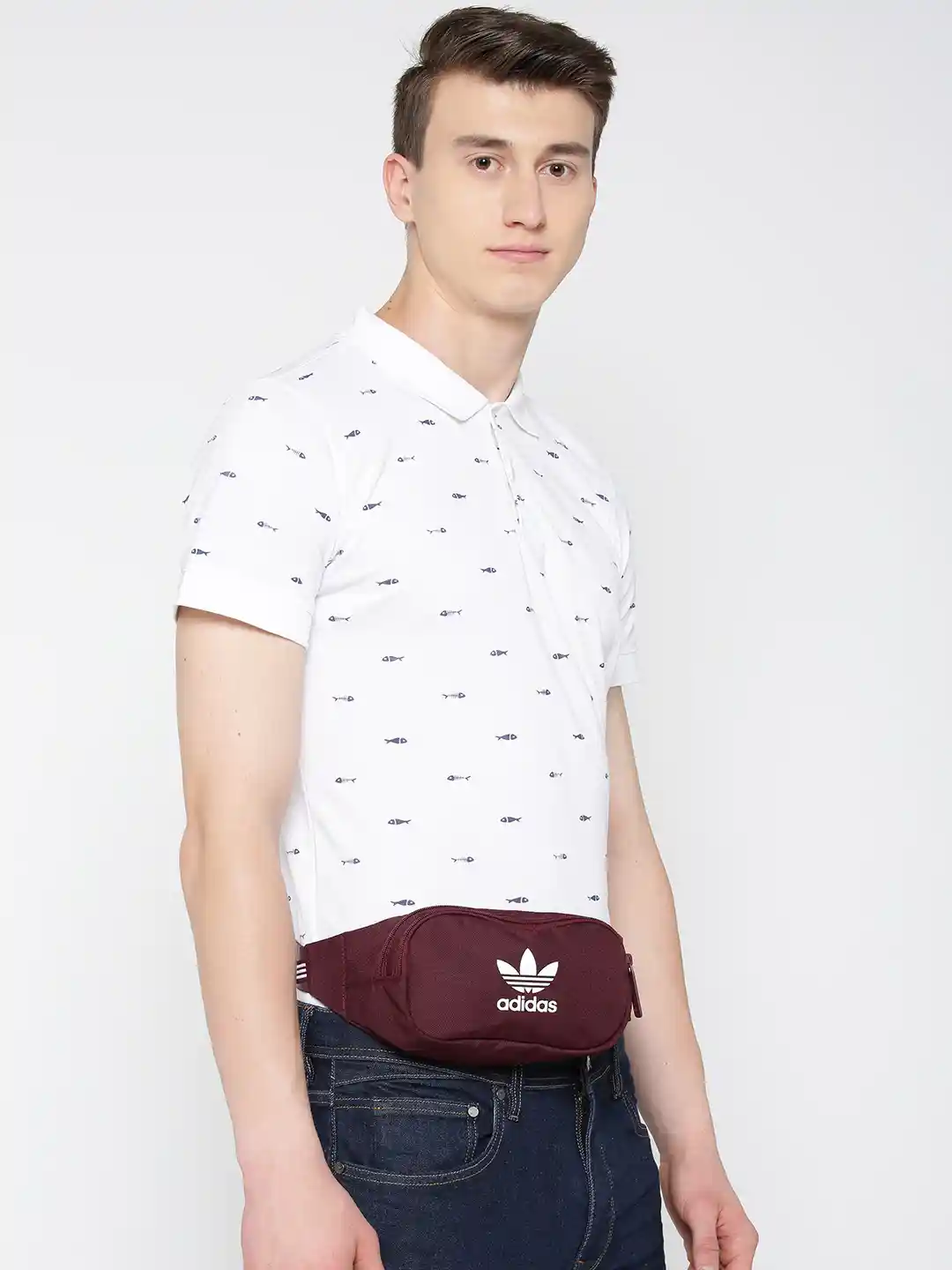Buy ADIDAS Originals Unisex Burgundy Essential Crossbody