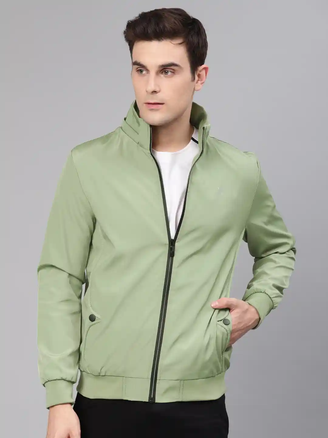 Buy HRX by Hrithik Roshan Men Green Solid Active Hooded Jacket