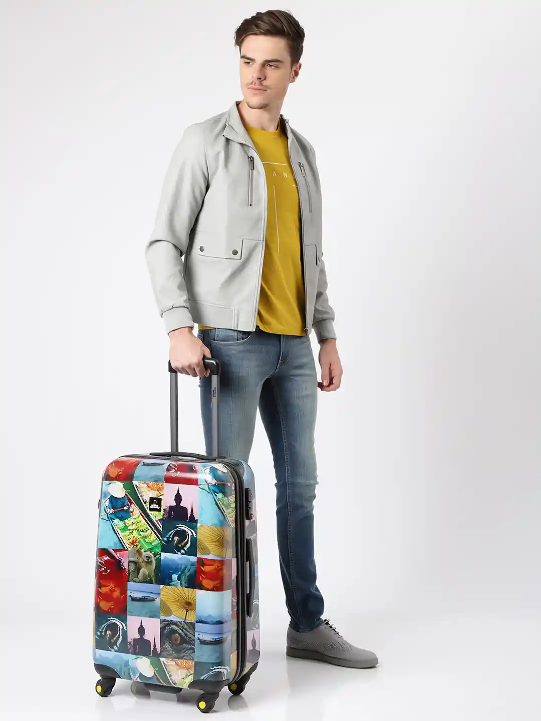 Buy National Geographic Multicolored Printed Thailand 60cm Medium