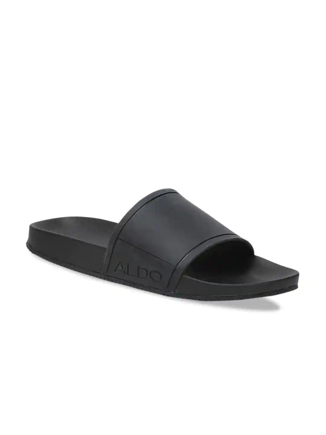Flip Flops Aldo Sliders ALDO Men Black Solid Sliders